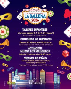 Programación Carnaval La Ballena - Centro Comercial La Ballena