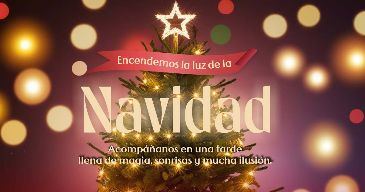 Encendemos la luz de la Navidad en La Ballena